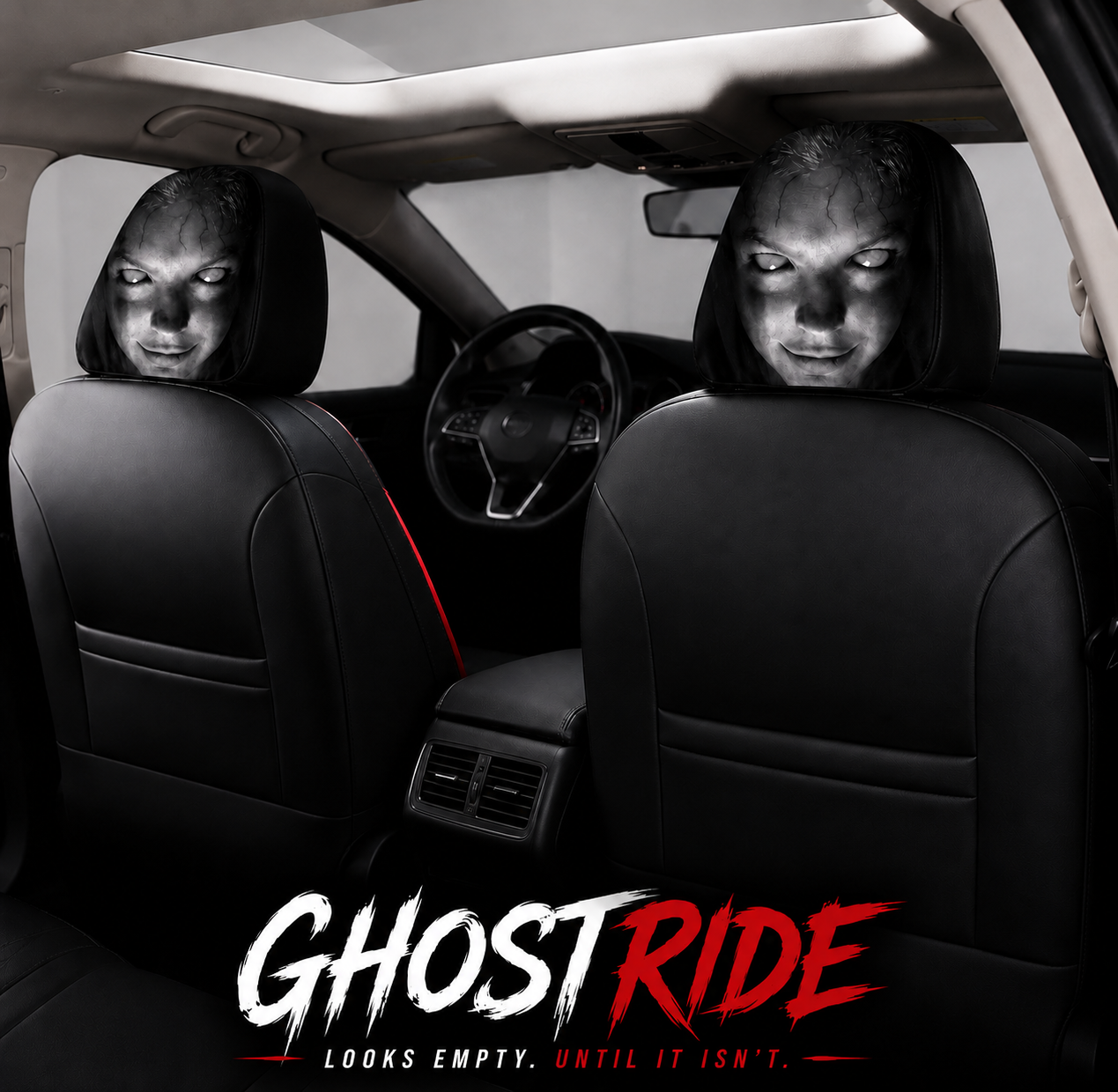 GhostRide™ Horror Headrest Covers