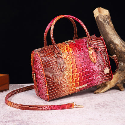 Handmade Crocodile Leather Handbag – Luxury Genuine Leather Purse