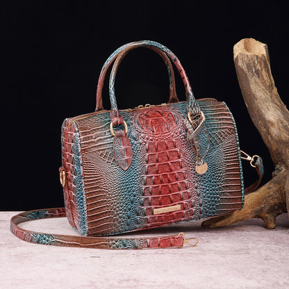 Handmade Crocodile Leather Handbag – Luxury Genuine Leather Purse
