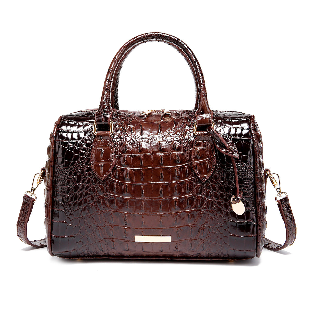 Handmade Crocodile Leather Handbag – Luxury Genuine Leather Purse