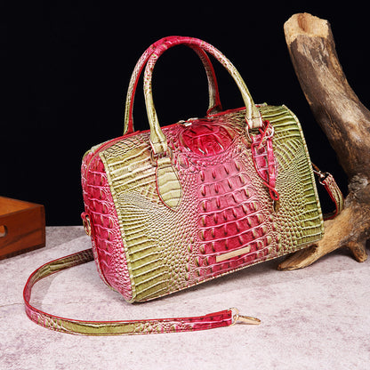 Handmade Crocodile Leather Handbag – Luxury Genuine Leather Purse