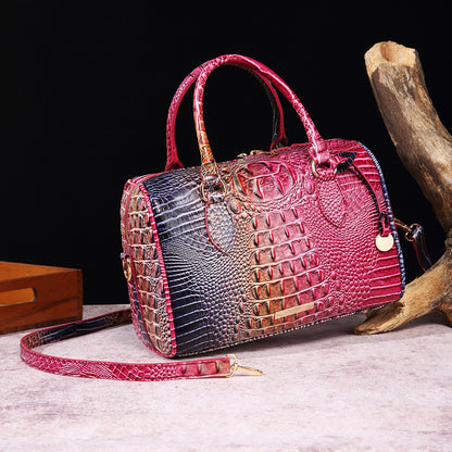 Handmade Crocodile Leather Handbag – Luxury Genuine Leather Purse