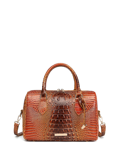 Handmade Crocodile Leather Handbag – Luxury Genuine Leather Purse