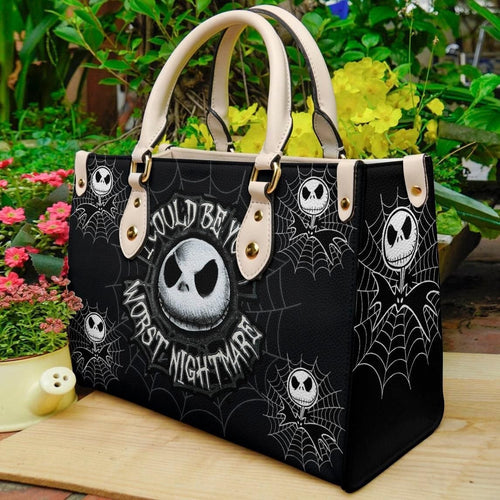 Handmade Horror-Inspired Leather Handbag