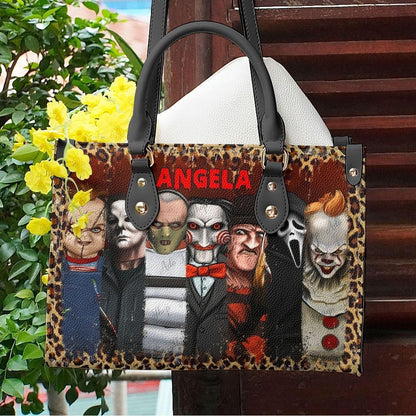 Handmade Horror-Inspired Leather Handbag