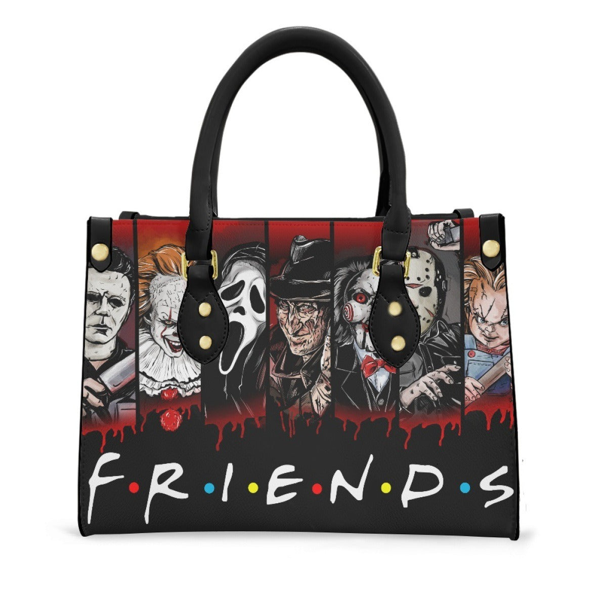Handmade Horror-Inspired Leather Handbag