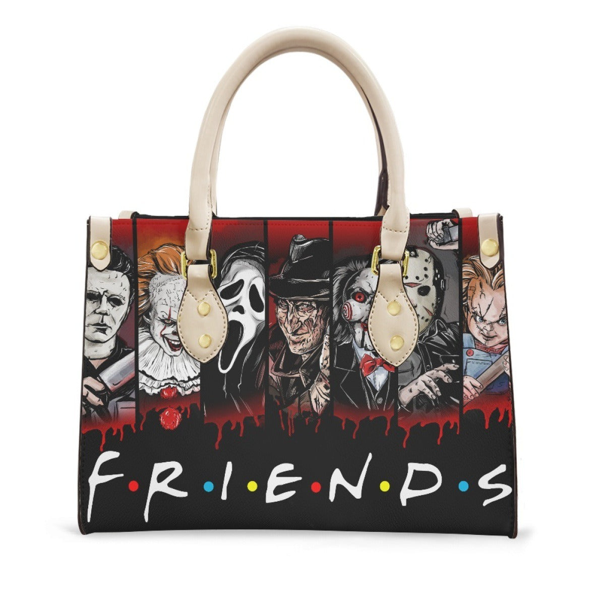 Handmade Horror-Inspired Leather Handbag