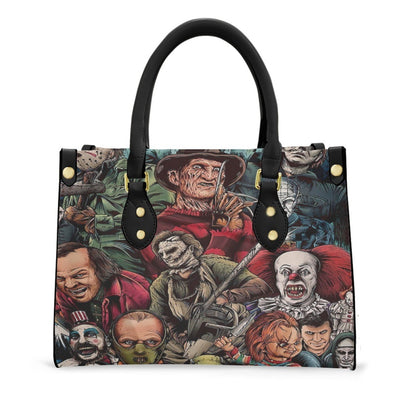 Handmade Horror-Inspired Leather Handbag