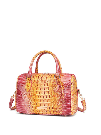 Handmade Crocodile Leather Handbag – Luxury Genuine Leather Purse