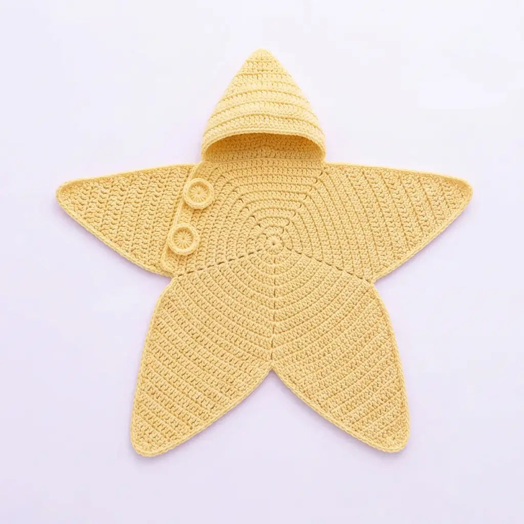 Handmade Crochet Baby Star Suit