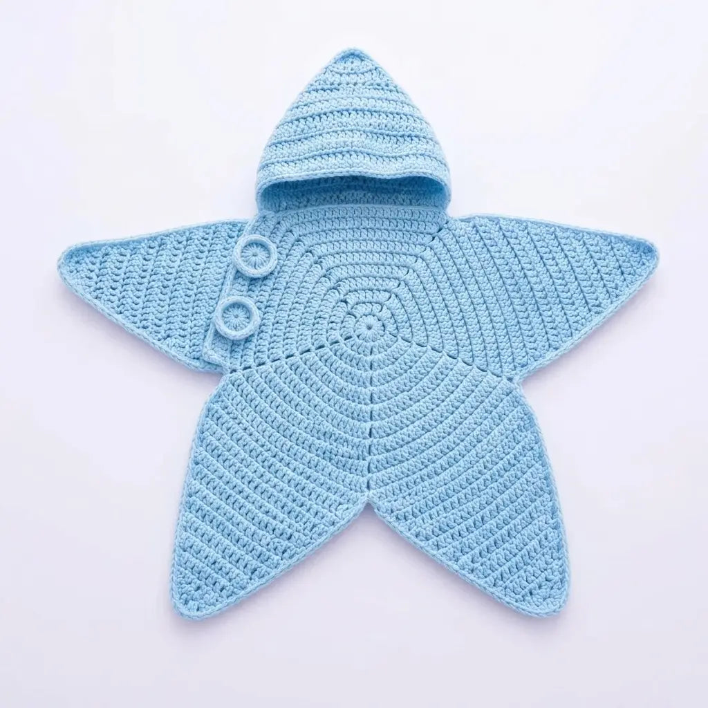 Handmade Crochet Baby Star Suit