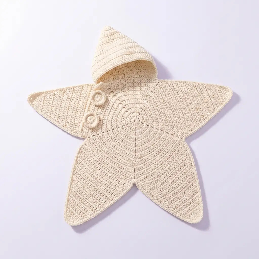 Handmade Crochet Baby Star Suit