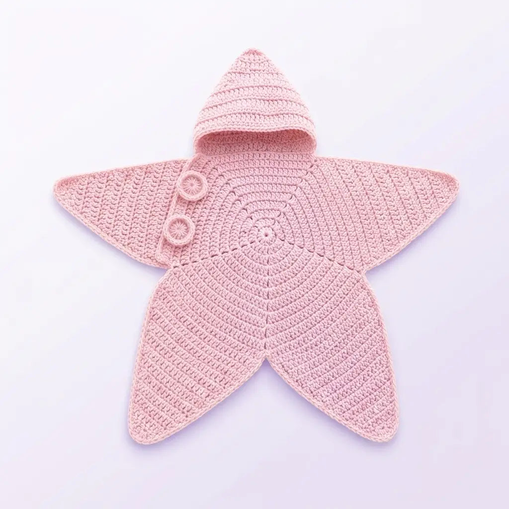 Handmade Crochet Baby Star Suit