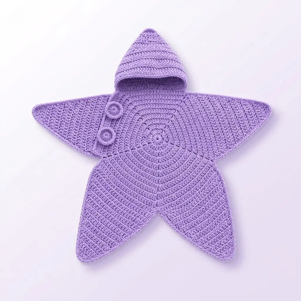 Handmade Crochet Baby Star Suit