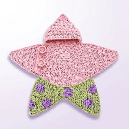 Handmade Crochet Baby Star Suit