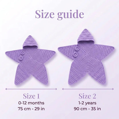 Handmade Crochet Baby Star Suit