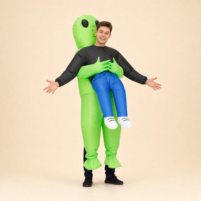 Inflatable Halloween Cosplay Piggyback Costume for Kids and Adults